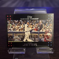 2007 Topps - Derek Jeter, Mickey Mantle & President George W. Bush in Background picture