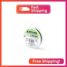 Beadalon 7-Strand Stainless Steel Beading Wire, .015 in / 0.38 mm - Bronze picture