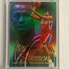 Fleer 1996-97 Flair Showcase Allen Iverson Philadelphia 76ers Row 2 Seat 3 picture