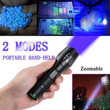 UV Flashlight Black Light Super Bright 120000lm Torch Ultra Violet Lamp LED picture