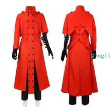 Anime Trigun Vash the Stampede Cosplay Costume Carnival Party Suit Halloween Red picture