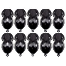 Lauco Car Paint Speed Shapes Display Set – 10-Pack Black ABS Test Panels picture