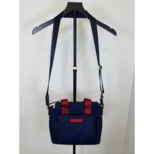 Tommy Hilfiger Navy Blue Nylon Crossbody Bag Red Logo Tape 69J4292 410 picture