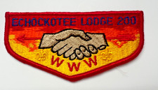 Older Echockotee Lodge 200 Order of the Arrow Flap Boy Scouts Patch Florida picture