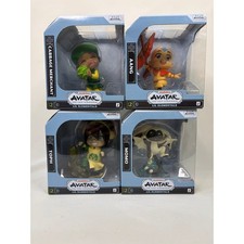 Nickelodeon Avatar: The Last Airbender Lil Elementals Lot of 4 Toph Aang Momo + picture