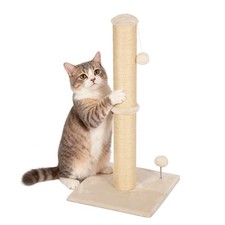 33 Inch Cat Scratching Post Cat Scratcher Natural Sisal Rope Scratch Post Trees picture
