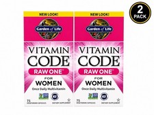 (2 Pack) Garden of Life Vitamin Code Raw One For Women Once Daily  Exp: 4/27+ picture