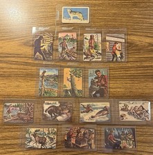 1950 Challenge of the Yukon Quaker Oats 15 Card Lot Yukon King Vintage Non-Sport picture