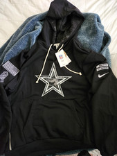 XL Nike Dallas Cowboys 2026 Salute to Service Sideline Mens Drifit Hoodie Black picture