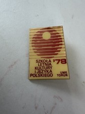 Summer School Of Polish Culture & Language Nicholas Copernicus Uni 1978 Pin picture