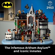  LG DC Batman Arkham Asylum 76300 - Building Sets for Adults, 2953 Pieces picture