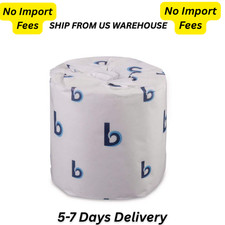 96 ROLLS Bath Tissue Toilet Paper BULK VALUE - 500 Sheets, 2-Ply, White Sheet picture