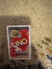 New Vintage 2007 Mattel Green Bay Packers Brett Favre Limited UNO Card Game picture