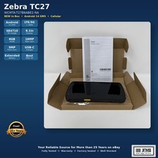 NEW Zebra TC27 WCMTA-T27B6ABE2 Touch Computer SE4710 LTE CBRS WiFi 6 Android 14 picture