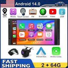 2+64G Android 14 Car Stereo Radio GPS Navi with Camera for Ford F-Series 1997-04 picture