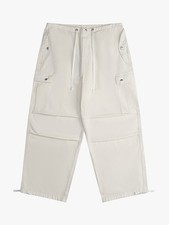 RHUDE WOMEN'S OFF-WHITE PARACHUTE TROUSERS MSRP $995 SIZE L picture