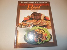 Vintage Better Homes and Gardens All-Time Favorite Beef Recipes Hardcover 1977 picture