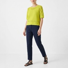 NWT Eileen Fisher Organic Linen Cotton Round Neck Top, Size XXS-3X picture