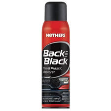 Mothers 06110 Back To Black Trim & Plastic Restorer Aerosol, 10 Oz picture