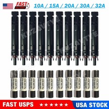 1~10PCS Solar Fuse Holder 10/15/20/30/32A in-line Connectors 1000V For PV System picture