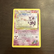 Pokémon TCG Sabrina's Gengar Holo Gym Challenge Card 14/132 Rare picture