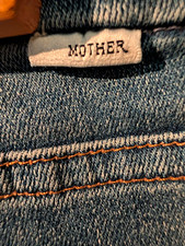 Mother Medium Wash  Skinny -The Looker-Cotton Denim Jeans, 5-Pocket picture