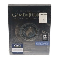 NEW SEALED Game of Thrones Season 6 Blu-ray Steelbook Best Buy Magnet picture