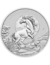 BRUMBY HORSE 1 Oz Silver Coin 1$ Australia 2026 picture