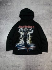 Vintage 1989 Iron Maiden Dont Walk Hoodie Band Merch Y2K picture
