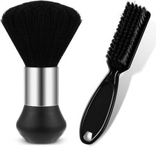 Barber Neck Duster Brush Set - Soft Barber Neck Duster with Barber Trimmer Men picture