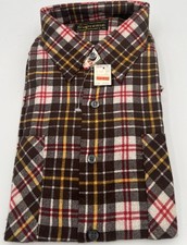 Vintage 80s TG&Y Supreme Mens Flannel Shirt Large Plaid NWT Deadstock Cotton picture