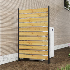Cedar Wood Privacy Screen Panel 72.8