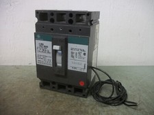 GE THED CIRCUIT BREAKER THED124020 20AMP 480VOLT 3POLE W/SHUNT NOB picture
