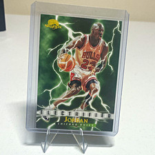 Michael Jordan 1996-1997 SkyBox Premium Electrified Insert #278 Chicago Bulls picture