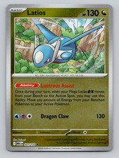 Latios 101/132 Uncommon Mega Evolution Pokemon Reverse Holo Near Mint picture