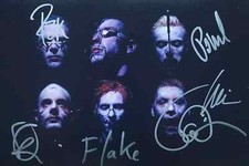 Rammstein autograph large photo 20x30 cm autograph Till Lindemann picture