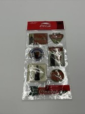 Vintage, Coca-Cola Adhesive Tiles, Set of 7 SEALED picture