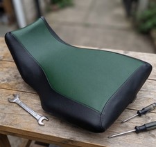 Yamaha Grizzly 600 Seat Cover 1998 To 2001 Models Green Black Vinyl Seat Cover picture