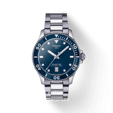 New Tissot Seastar Blue Dial 40mm Mens Quartz Watch T120.410.11.041.00 picture