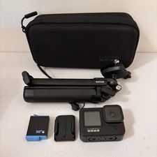 GoPro HERO9 Black GoPro 9 Action Camera with 3 Way Tripod & Case - TESTED READ picture