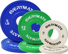 Change Weight Plates 1.25LB 2.5LB 5LB Set Fractional Plate Olympic picture