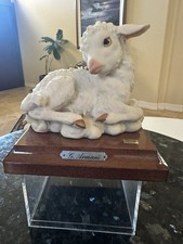 Vtg  Florence Sculpture d’ Arter ‘’Little Lamb” Sculpture by Guiseppe Armani picture