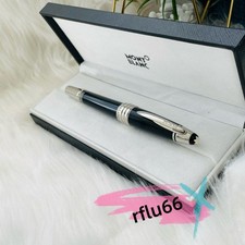 Montblanc JFK Special Edition Black Metal Chrome Trim Fountain Pen Gift Set picture