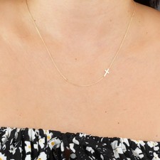 Glorria Golden Cross Necklace picture