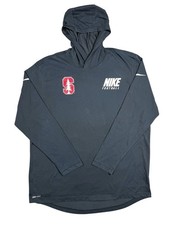 Nike Stanford Cardinal Men’s XL Black Team Issued Athletic Cut Dri Fit Hoodie  picture