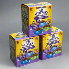 WELLNESS (3 PACK) Appetizing Entrees Seafood & Poultry Wet Cat Food BB 03/27 picture