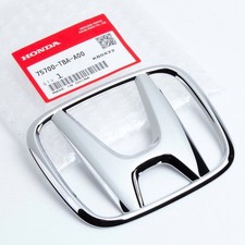 2016 - 2021 Honda Civic Front Grille Emblem 4DR 2DR H Logo Badge Chrome Grill Si picture