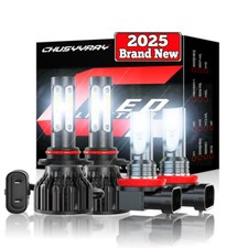 For 2011-2014 Chrysler 300 Led Headlight Hi/Lo+Fog light Combo Bulbs 4pcs white picture