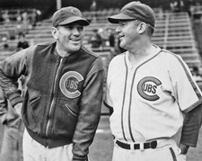 1938 Chicago Cubs DIZZY DEAN and GABBY HARTNETT Glossy 8x10 Photo Print Poster picture