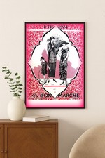 Vintage 1924 French Fashion Poster RARE 🎨 24x32” picture